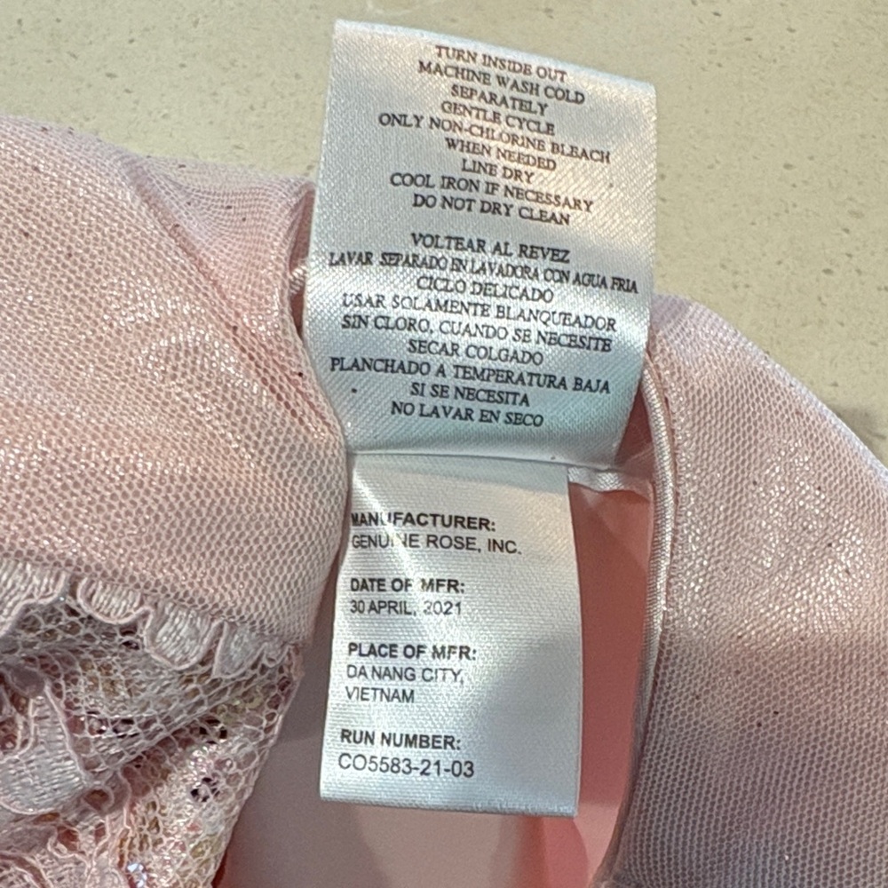 Jona Michelle Girl’s Pink Party Dress - Size 12 - Picture 9 of 16